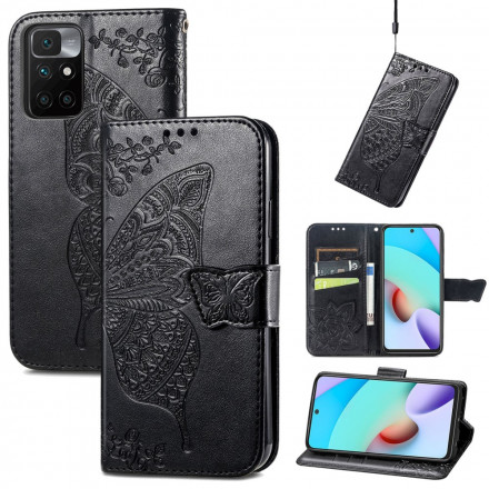 Housse Xiaomi Redmi 10 Demi Papillons Housse Xiaomi Redmi 10 Demi Papillons
