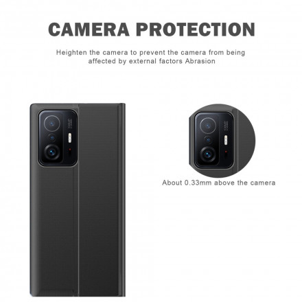 View Cover Xiaomi 11T / 11T Pro Simili Cuir Texturé View Cover Xiaomi 11T / 11T Pro Simili Cuir Texturé