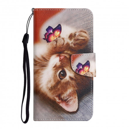 Housse Xiaomi 11T / 11T Pro Mon Chaton et Papillon Housse Xiaomi 11T / 11T Pro Mon Chaton et Papillon