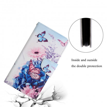 Housse Xiaomi 11T / 11T Pro Bouquet de Fleurs et Papillons Housse Xiaomi 11T / 11T Pro Bouquet de Fleurs et Papillons