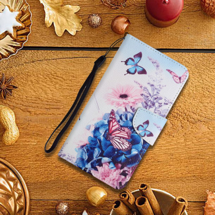 Housse Xiaomi 11T / 11T Pro Bouquet de Fleurs et Papillons Housse Xiaomi 11T / 11T Pro Bouquet de Fleurs et Papillons
