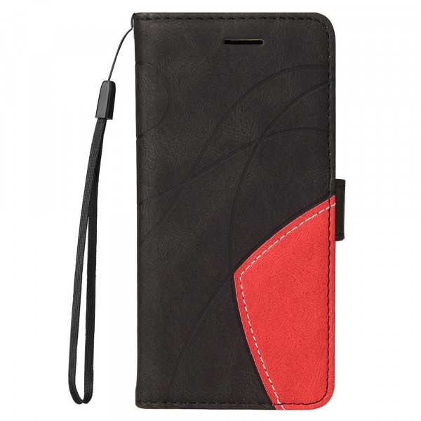 Housse Motorola Edge 20 Simili Cuir Bicolore Signature