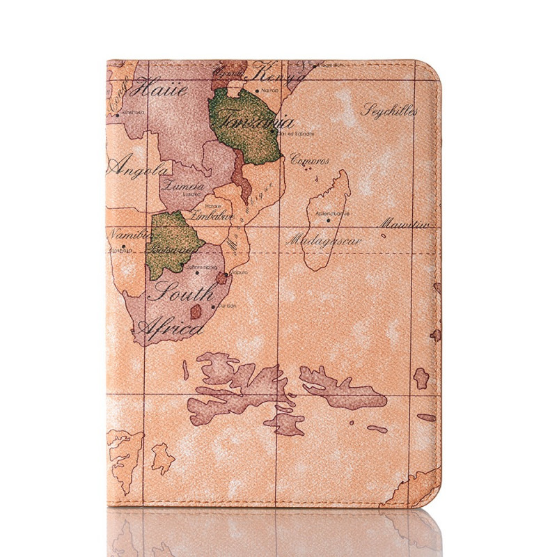 Étui iPad Mini 7 (2024) / Mini 6 (2021) Carte Vintage