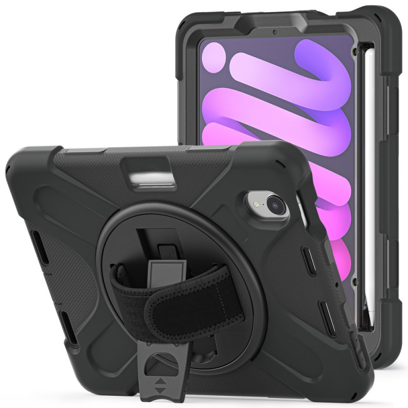 Coque iPad Mini 7 (2024) / Mini 6 (2021) Support Mains Libres et Sangle