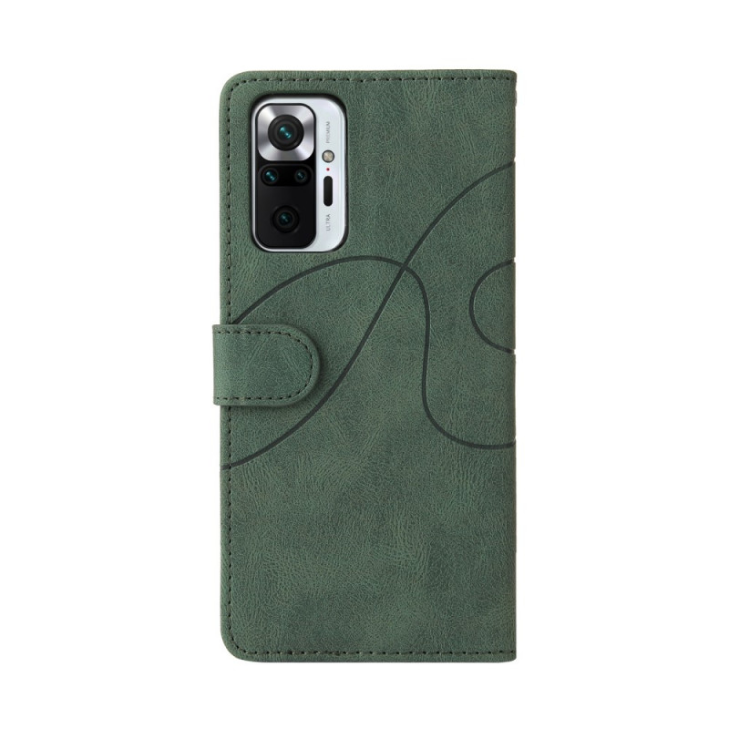 Housse Xiaomi Redmi Note 10 Pro Simili Cuir Bicolore Signature - Ma Coque