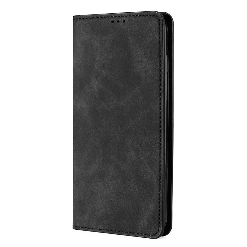 Flip Cover Poco M4 Pro 5G Effet cuir Skin-Touch