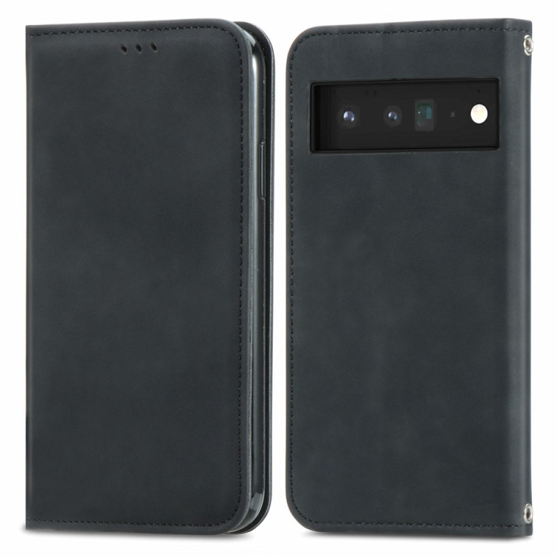 Flip Cover Google Pixel 6 Pro Skin-Touch Design Vintage