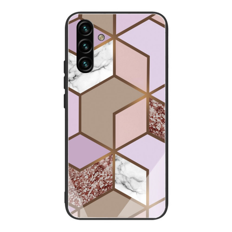 Coque Samsung Galaxy A13 5G / A04s Verre Trempé Marbre Géométrie