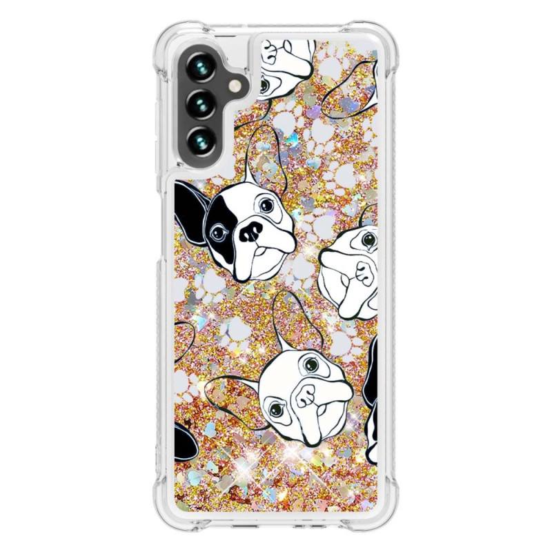 Coque Samsung Galaxy A13 5G / A04s Mr Chien Paillettes