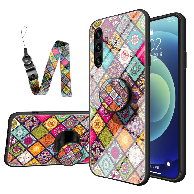 Coque Samsung Galaxy A13 5G / A04s Support Magnétique Patchwork