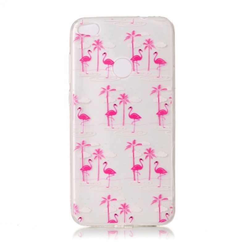 coque huawei p20 lite flament rose