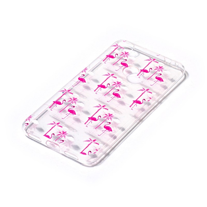 coque huawei p8 lite 2016 flamant rose