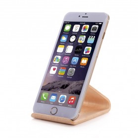 Support de Bureau en Bois Naturel