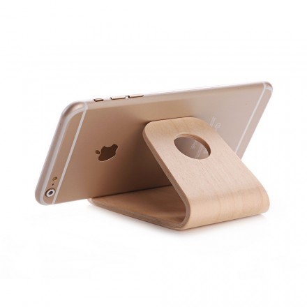 Support de Bureau en Bois Naturel Support de Bureau en Bois Naturel