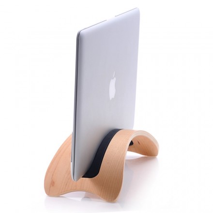 Support BookArc en Bois Naturel pour MacBook - Ma Coque