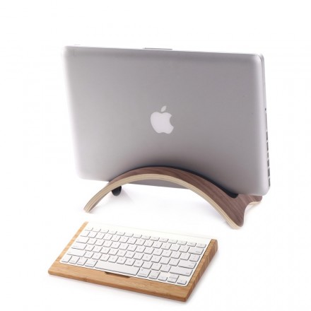 Support BookArc en Bois Naturel pour MacBook - Ma Coque