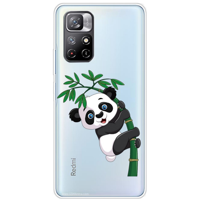 Coque Poco M4 Pro 5G Panda Sur Le Bambou