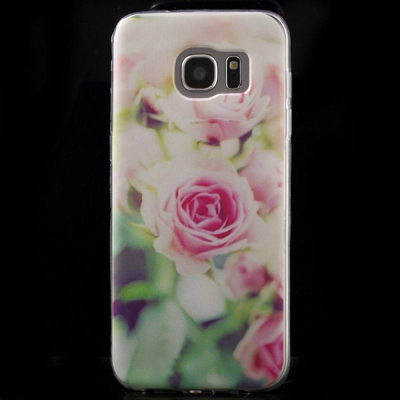 coque samsung s7 edge fleurie