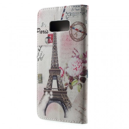 Housse Samsung Galaxy S8 Plus Eiffel Rétro