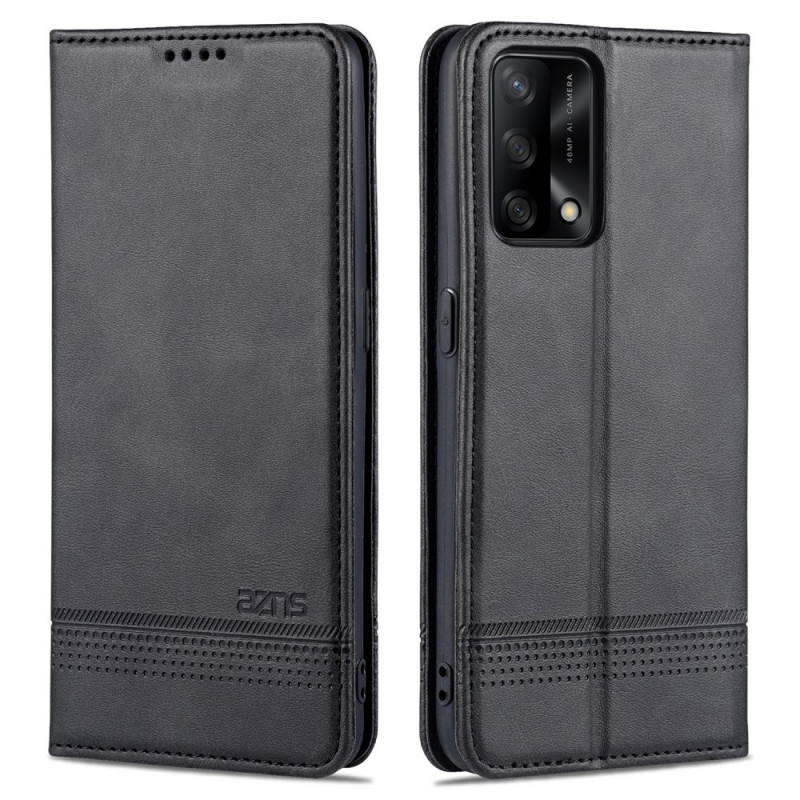 Flip Cover Oppo A74 4G AZNS Simili Cuir