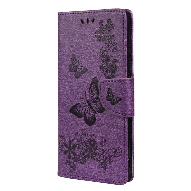 Housse Xiaomi Redmi Note 11 / 11s Splendides Papillons à Lanière