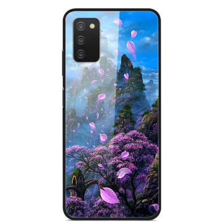 لوحة ورد Coque Samsung Galaxy A03s Galaxie Paysage