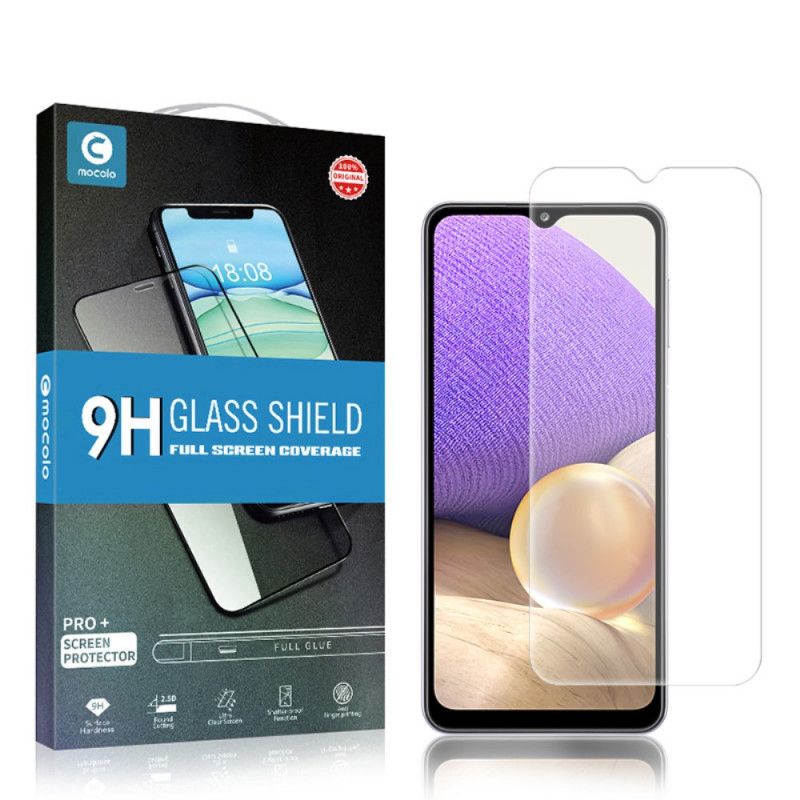 Pour le protecteur d'écran en verre trempé de Samsung Galaxy A03s