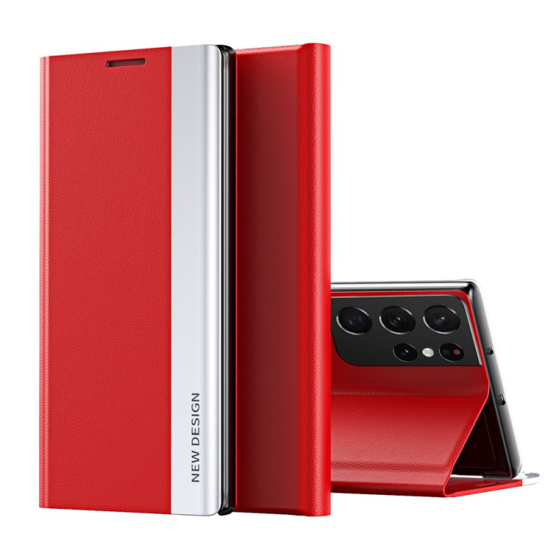 View Cover Samsung Galaxy S21 Ultra 5G Simili Cuir New Design