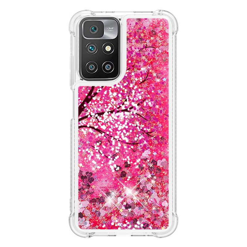 Coque Xiaomi Redmi 10 Arbre Paillettes