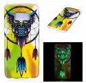 Coque Samsung Galaxy S8 Attrape Rêves Hibou Fluorescente