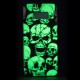 Coque Samsung Galaxy S8 Attention Têtes de Morts Fluorescente 