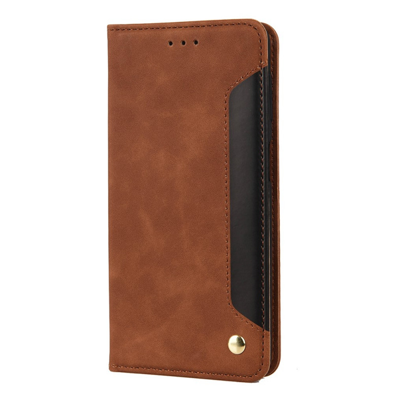 Flip Cover Xiaomi Redmi 10 Effet Cuir Business Bicolore