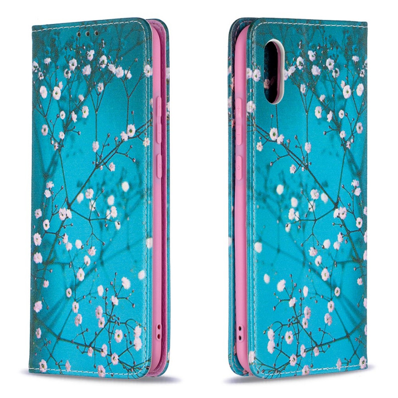 Flip Cover Xiaomi Redmi 9A Branches Fleuries