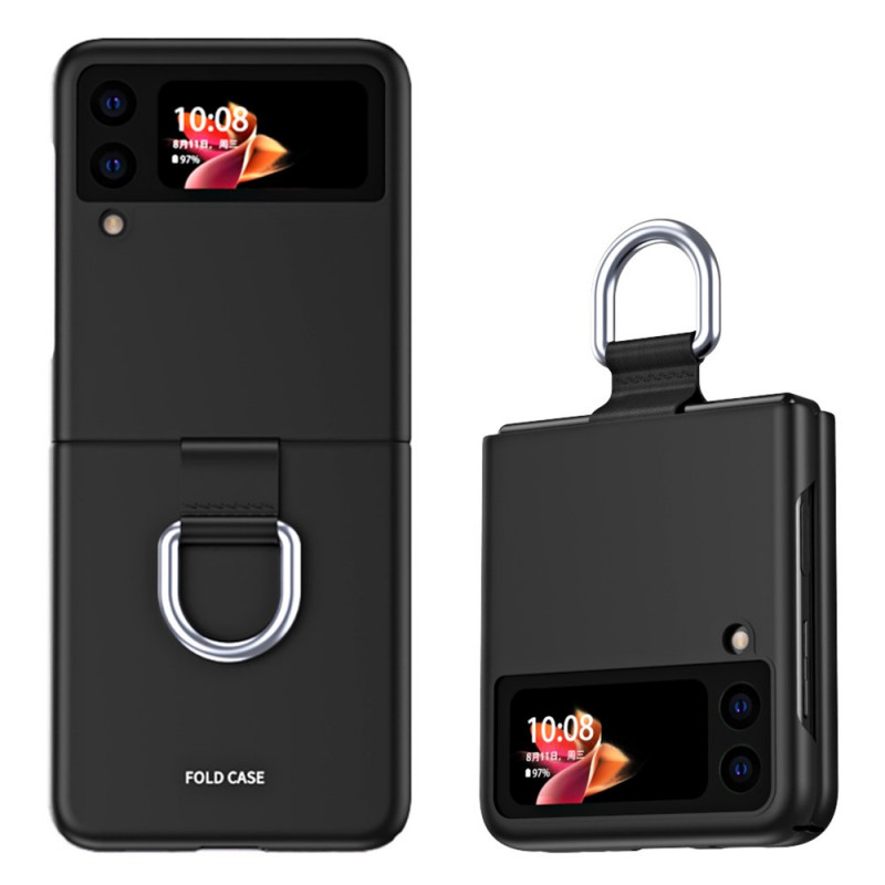 Coque Samsung Galaxy Z Flip 3 5G Skin-Touch avec Anneau