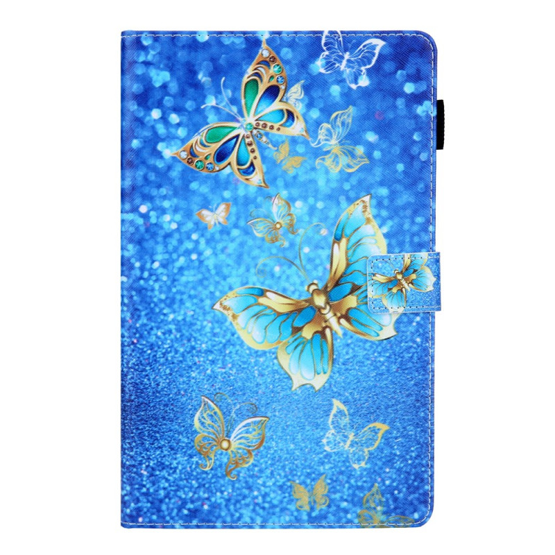 Housse Samsung Galaxy Tab A8 (2021) Papillons Colorés