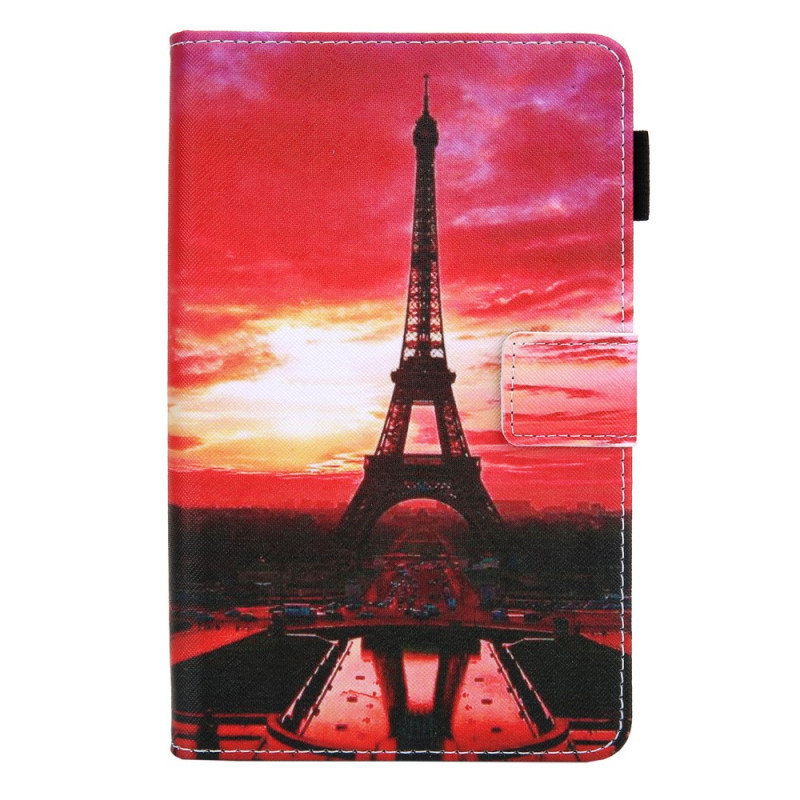 Housse Samsung Galaxy Tab A8 (2022) / (2021) Sunset Tour Eiffel