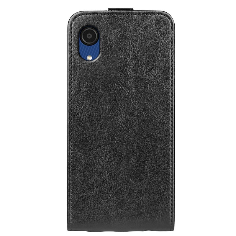 Housse Samsung Galaxy A03 Core Rabat Vertical Effet Cuir