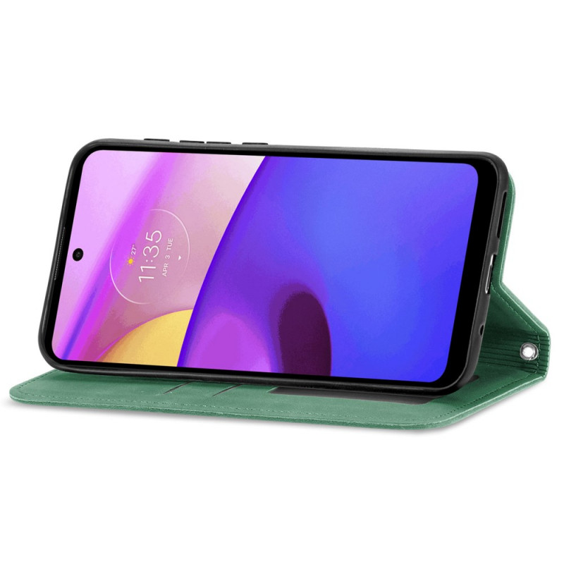 Flip Cover Moto E40 / E30 / E20 SkinTouch Design Ma Coque