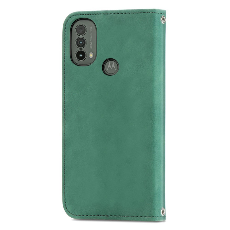Flip Cover Moto E40 / E30 / E20 SkinTouch Design Ma Coque