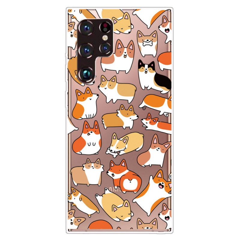 Coque Samsung Galaxy S22 Ultra 5G Multiples Chiens