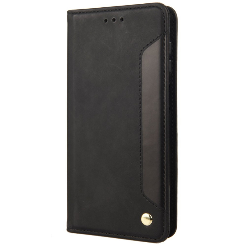 Flip Cover Moto E40 / E30 / E20 Effet Cuir Business Bicolore