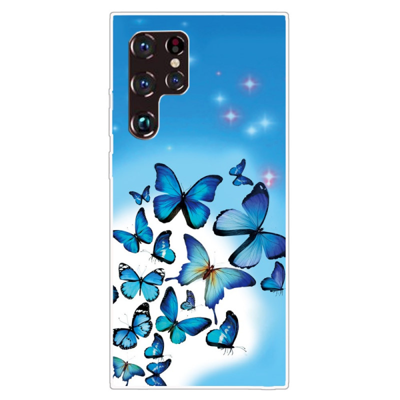 Coque Samsung Galaxy S22 Ultra 5G Papillons Papillons 2