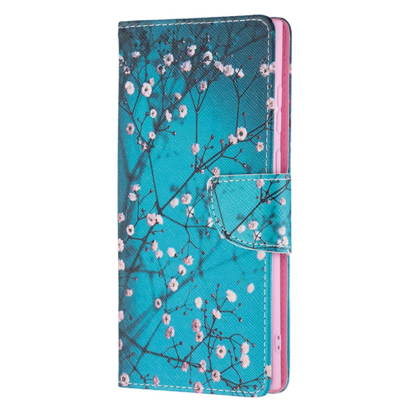 Housse Samsung Galaxy S22 Ultra 5G Arbre en Fleurs
