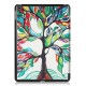 Smart Case iPad 9.7 pouces 2017 Arbre Coloré