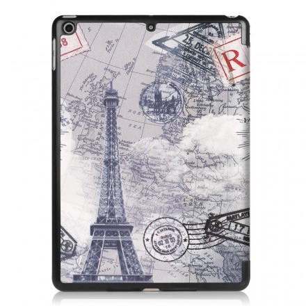 Smart Case iPad 9.7 pouces 2017 Tour Eiffel Rétro
