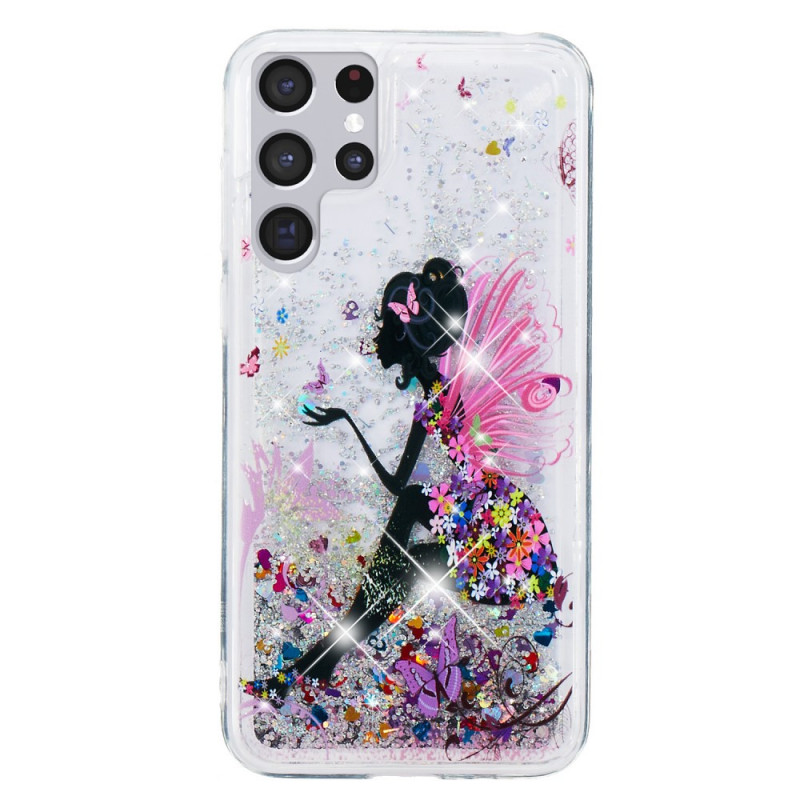 Coque Samsung Galaxy S22 Ultra 5G Fée Paillettes