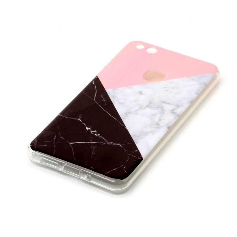 coque p10 huawei marbre