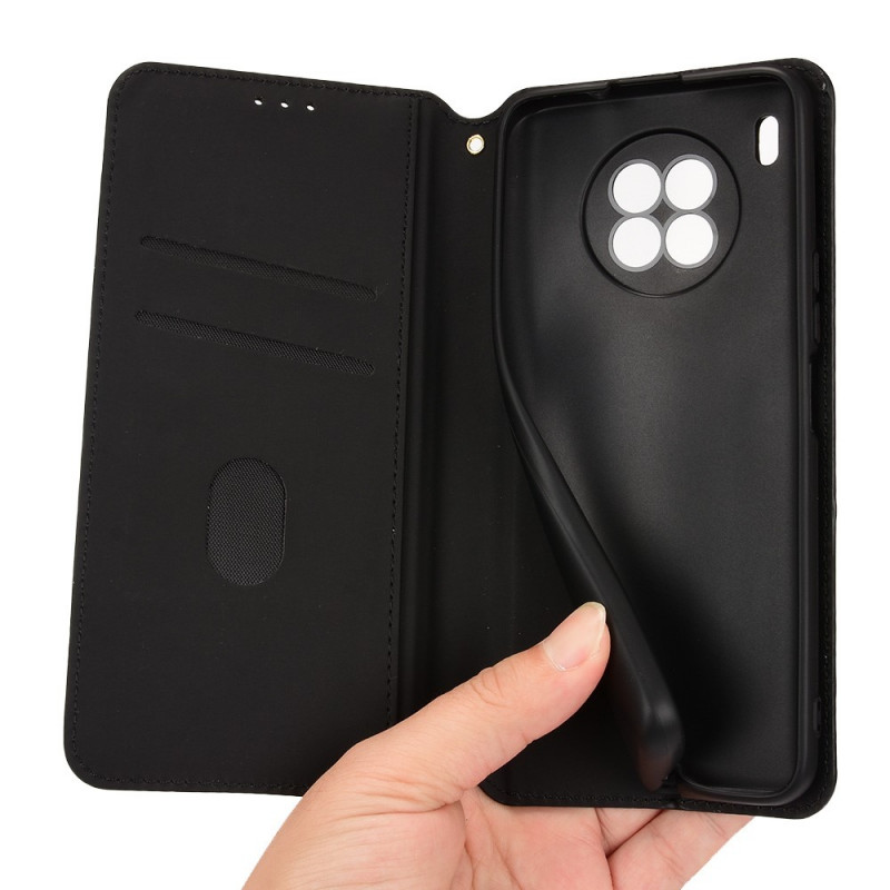 Flip Cover Honor 50 Lite / Huawei Nova 8i Effet Cuir Diamant Ma Coque