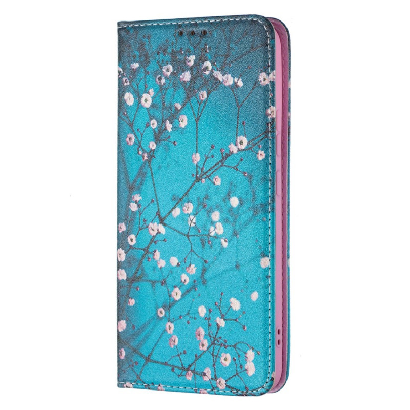 Flip Cover Samsung Galaxy S22 Plus 5G Branches Fleuries