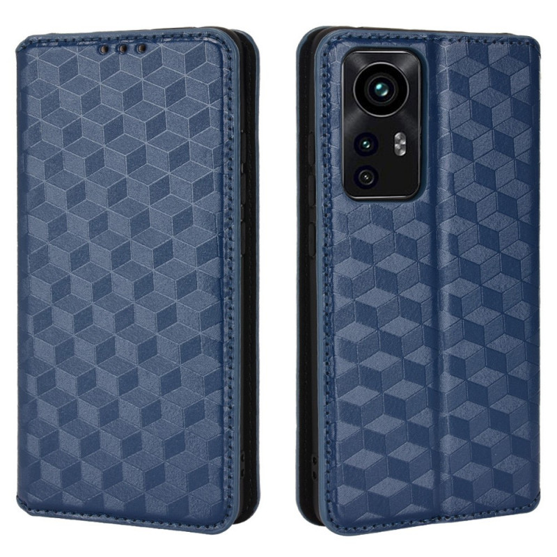 Flip Cover Xiaomi 12 Pro Effet Cuir Diamant Ma Coque